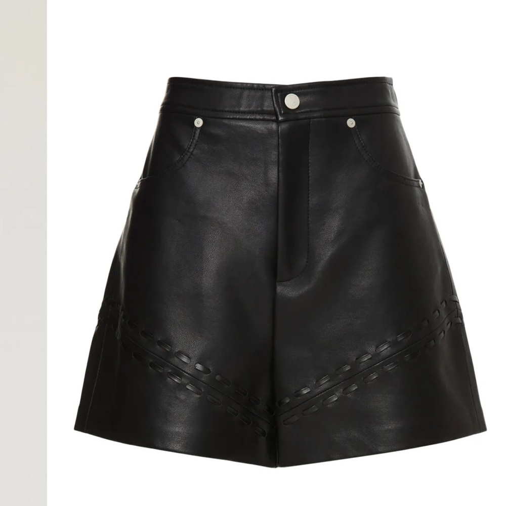 Revolve x Blank NYC Faux Leather Short in Opening Act - Picture 4 of 12